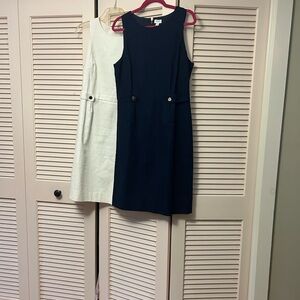 J. Crew Cream & JCrewTextured Sheath Dress size 12